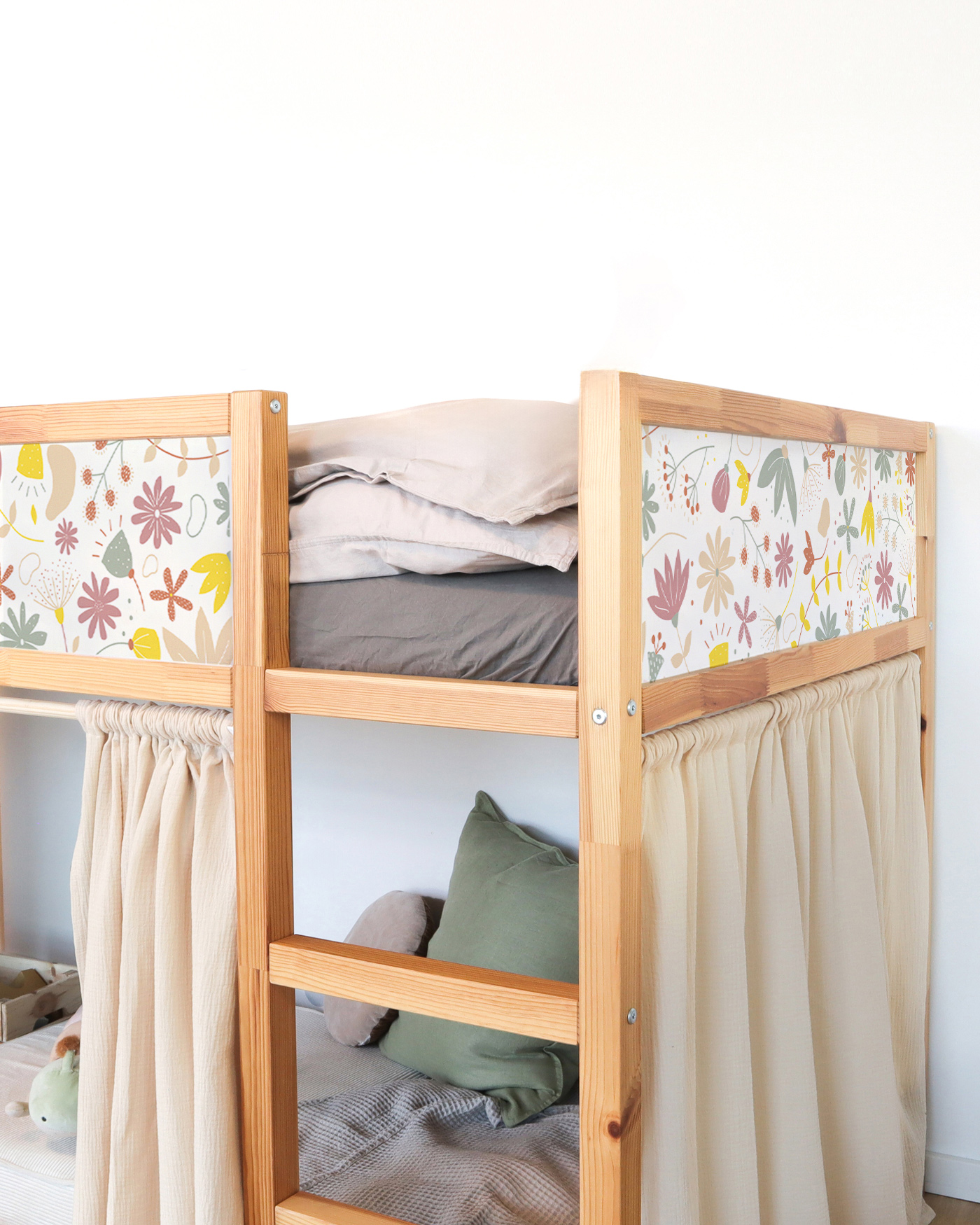 Klebefolie für IKEA KURA Bett - 2er Set