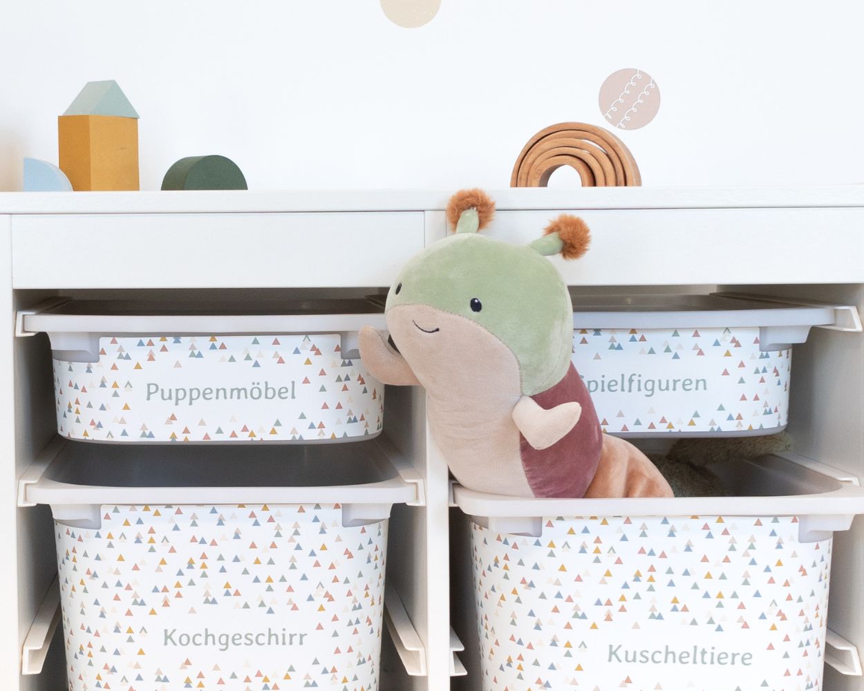 IKEA TROFAST Boxen Klebefolie Beschriftung