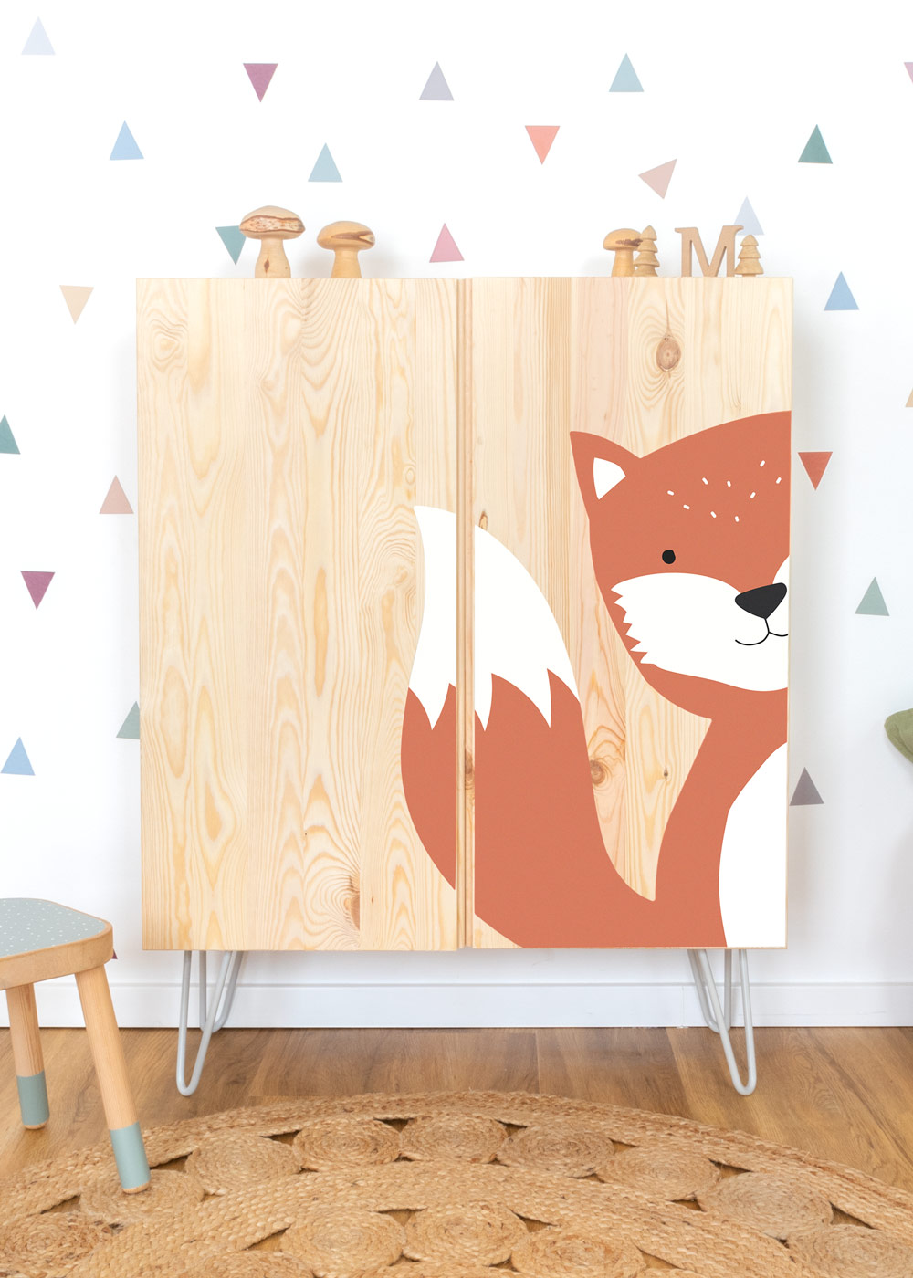 stickerset ikea ivar schrank tierig fuchs 0
