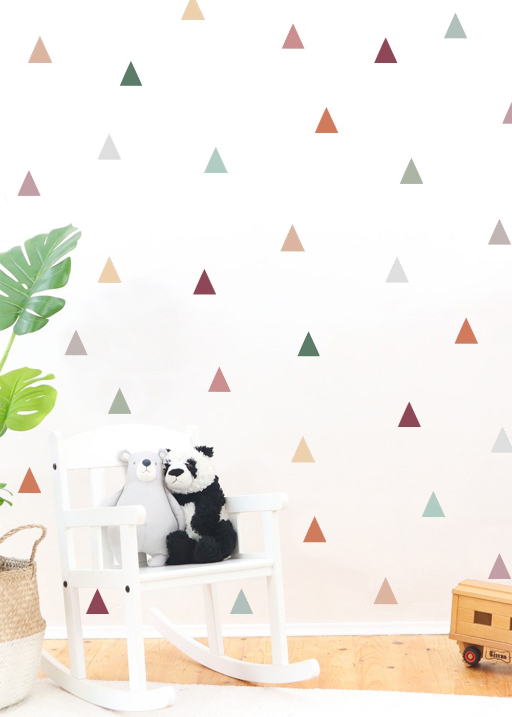 stickerset wand moebel dreiecke bunt 3 stickerset wand moebel dreiecke bunt 3