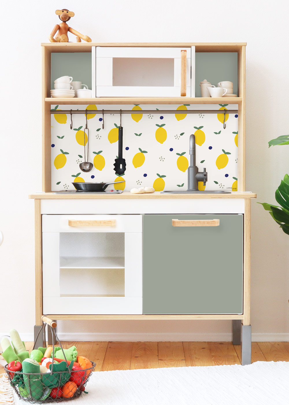 klebefolie ikea duktig kinderkueche zitronig eukalyptus 0