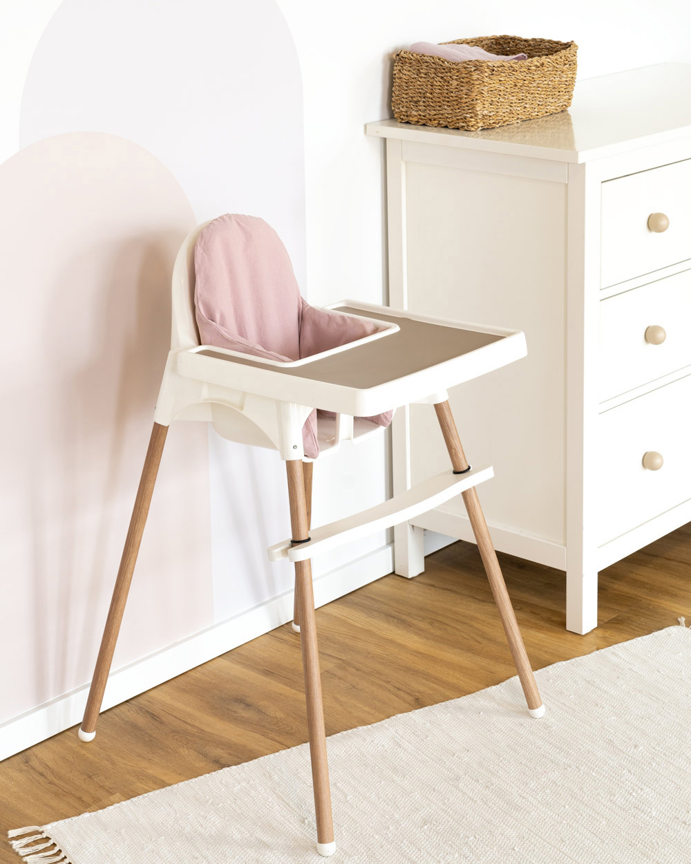 Kissenhülle für das Ikea Antilop Stützkissen Helles Altrosa