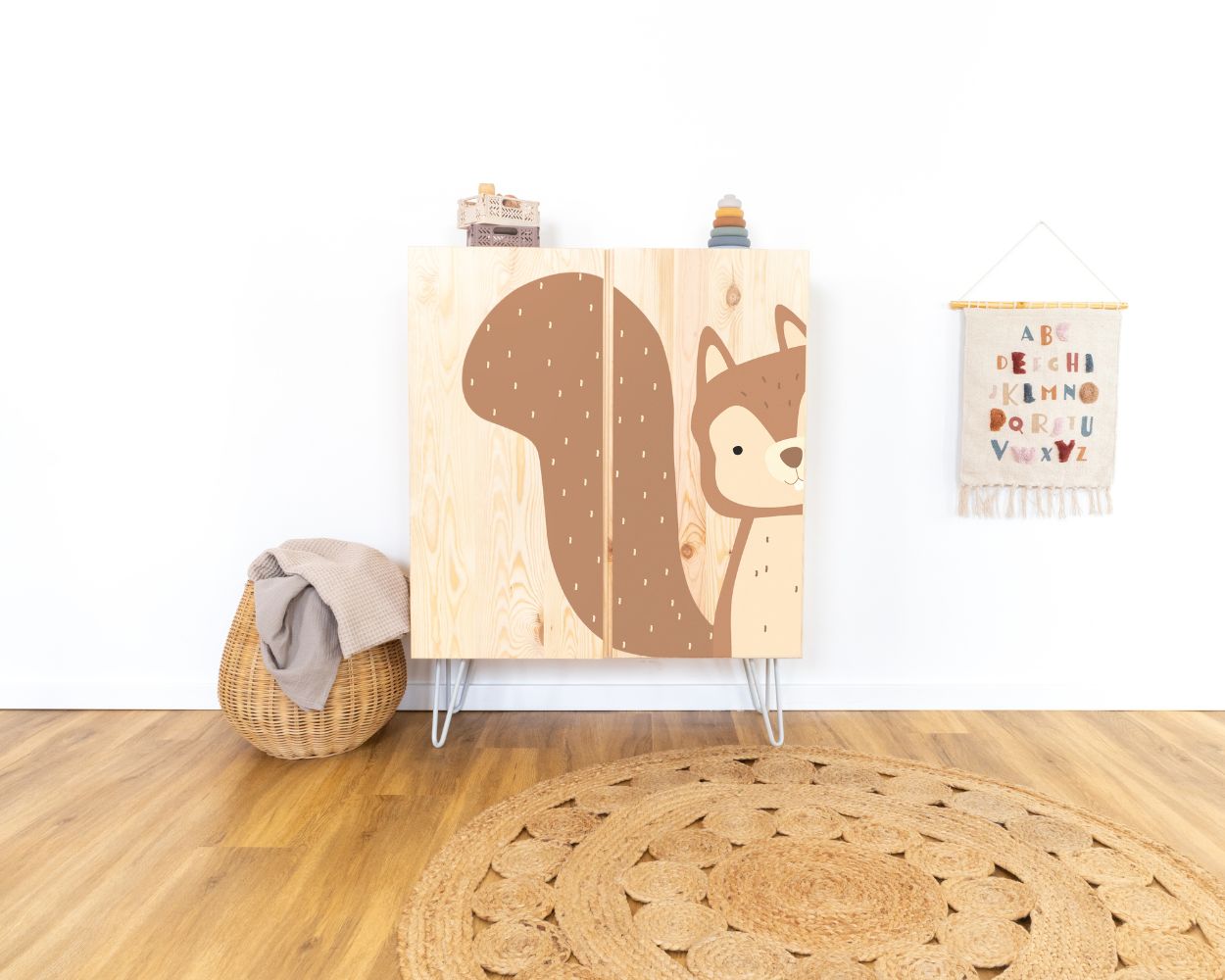 Babyzimmer Junge einrichten Kinderschrank Eichhörnchen Babyzimmer Junge einrichten Kinderschrank Eichhörnchen