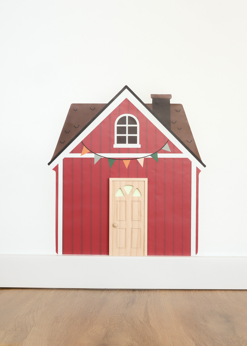 klebefolie wichteltuer wichtel hus rot 1