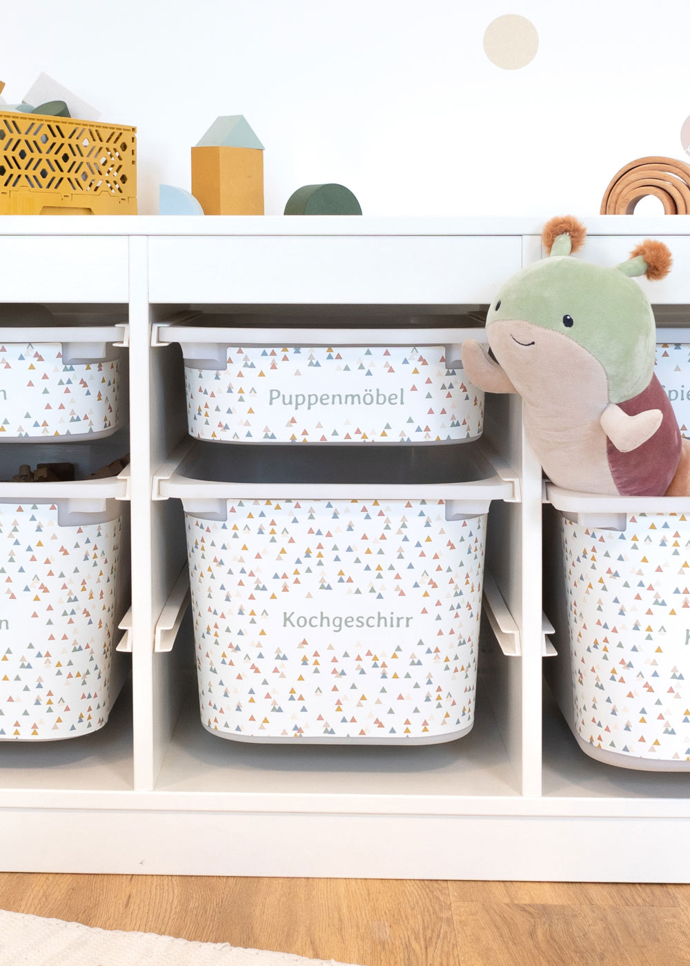 Sticker für IKEA TROFAST Box - 3er Set klein