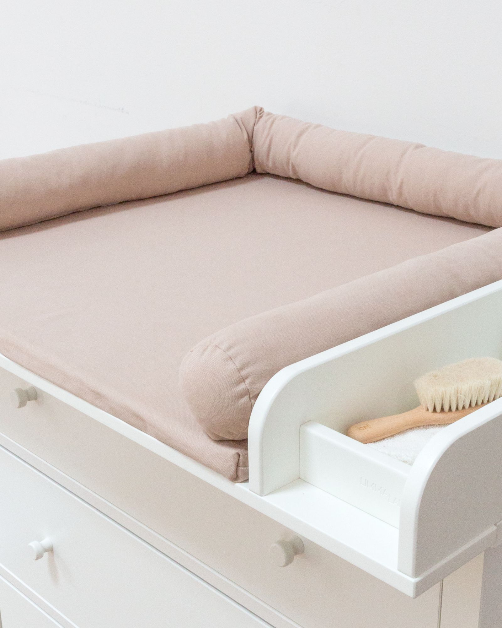 Changing pad,  Changing table,  Baby dresser,  Soft cushion,  Pink color