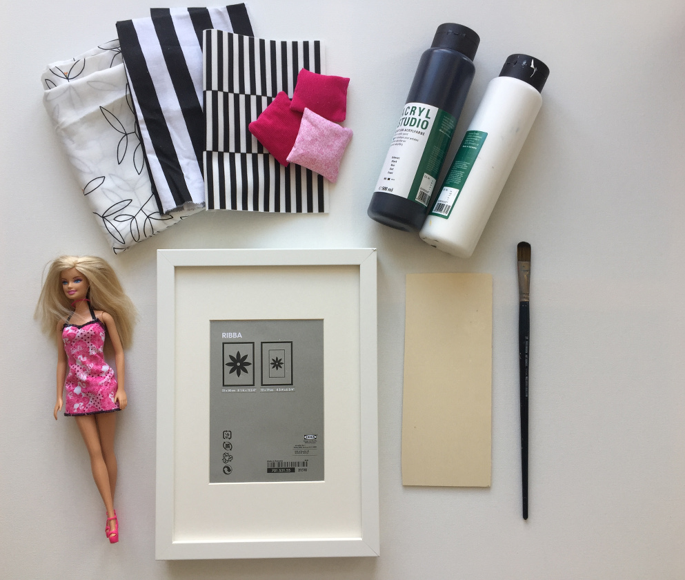 Puppenbett Ikea hack Ribba Bilderrahmen