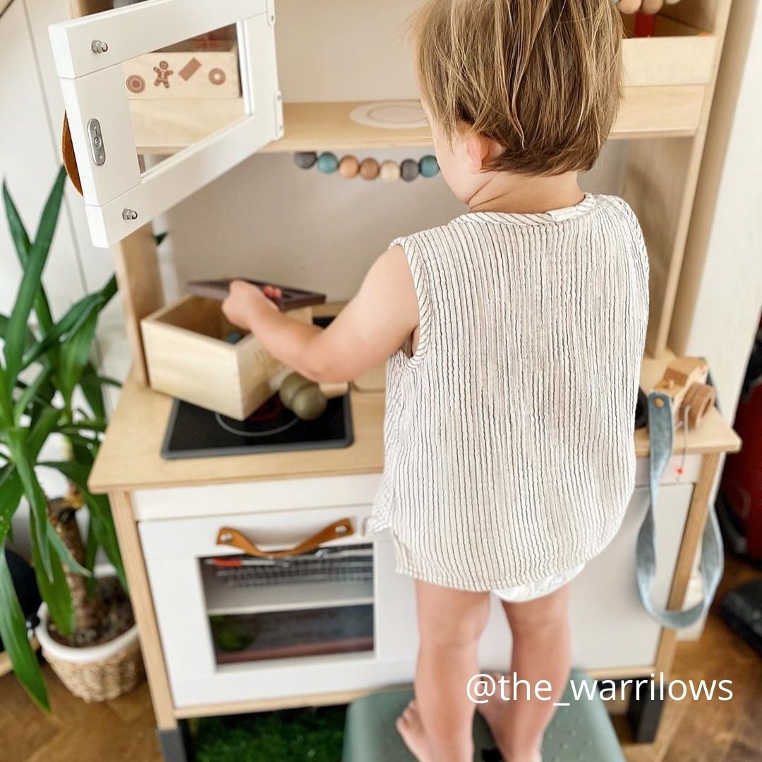 Kundenbild Kinderküche Ledergriffe