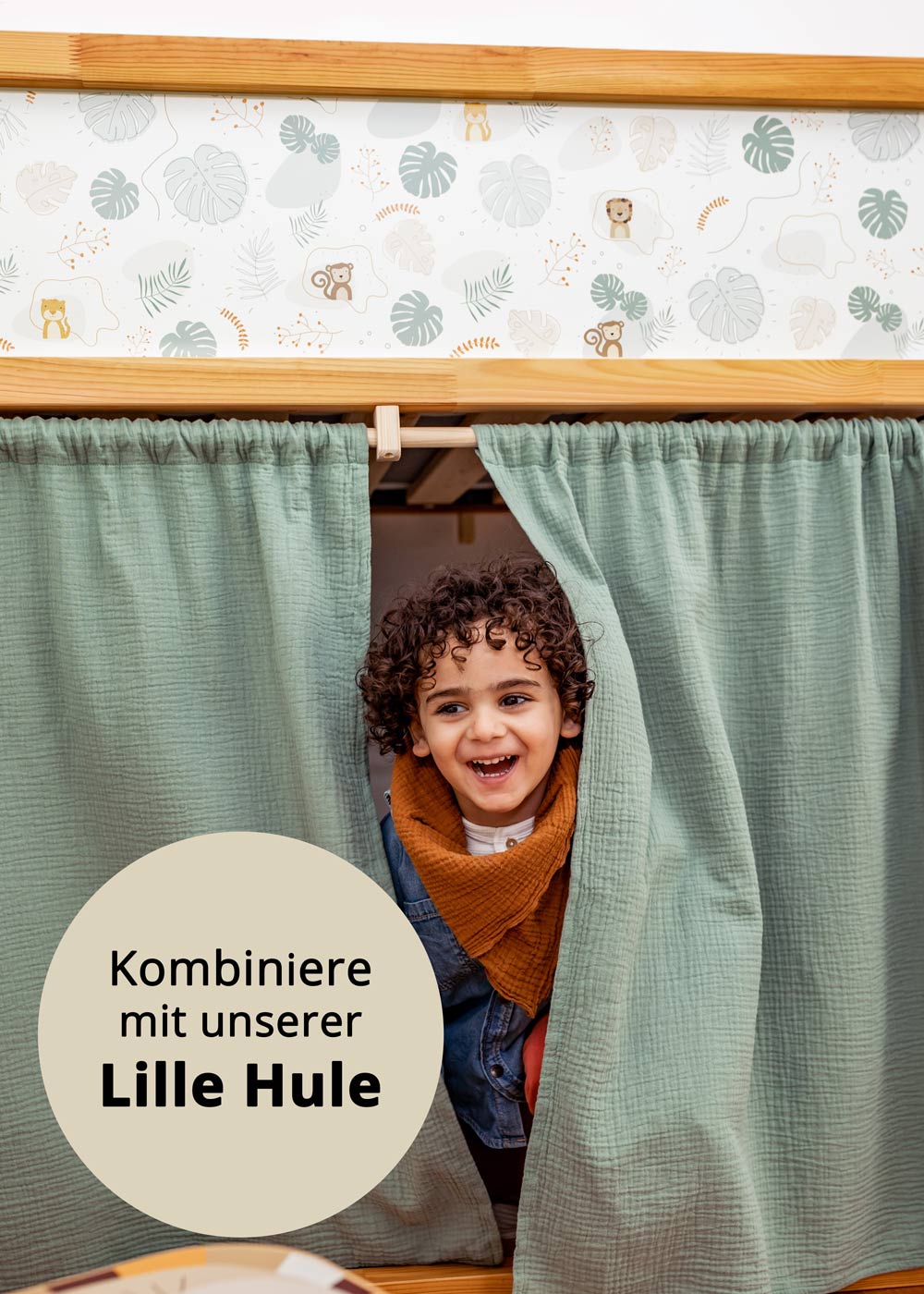 klebefolie ikea kura hochbett tierig safari 8