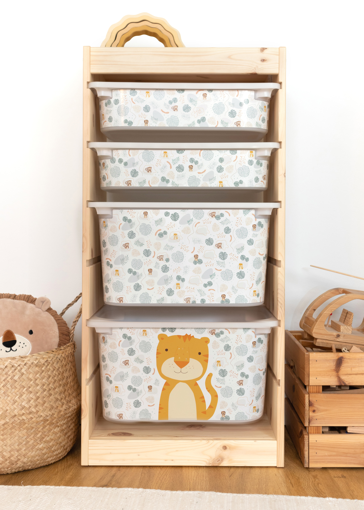 stickerset ikea trofast box mittel tierig laengsseite safari tiger 4 stickerset ikea trofast box mittel tierig laengsseite safari tiger