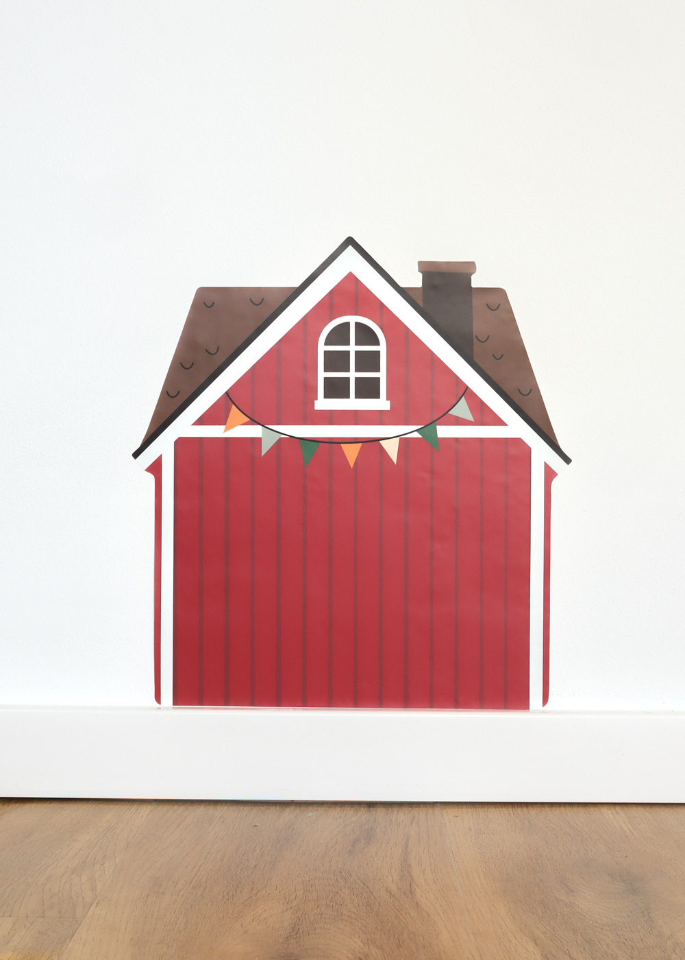 klebefolie wichteltuer wichtel hus rot 0