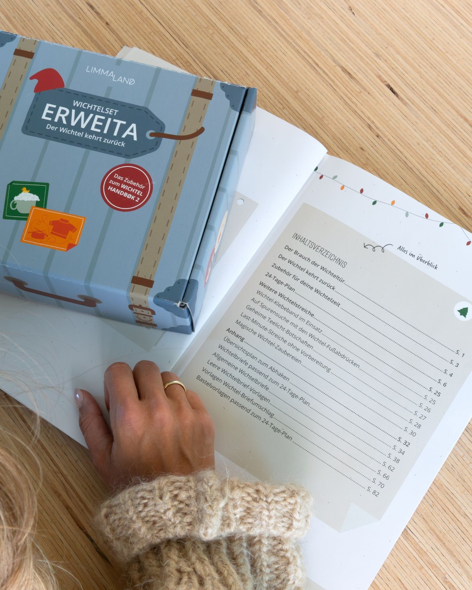Wichtelset, Erwieta, Holzspielzeug, Kofferoptik, Kinderzimmer