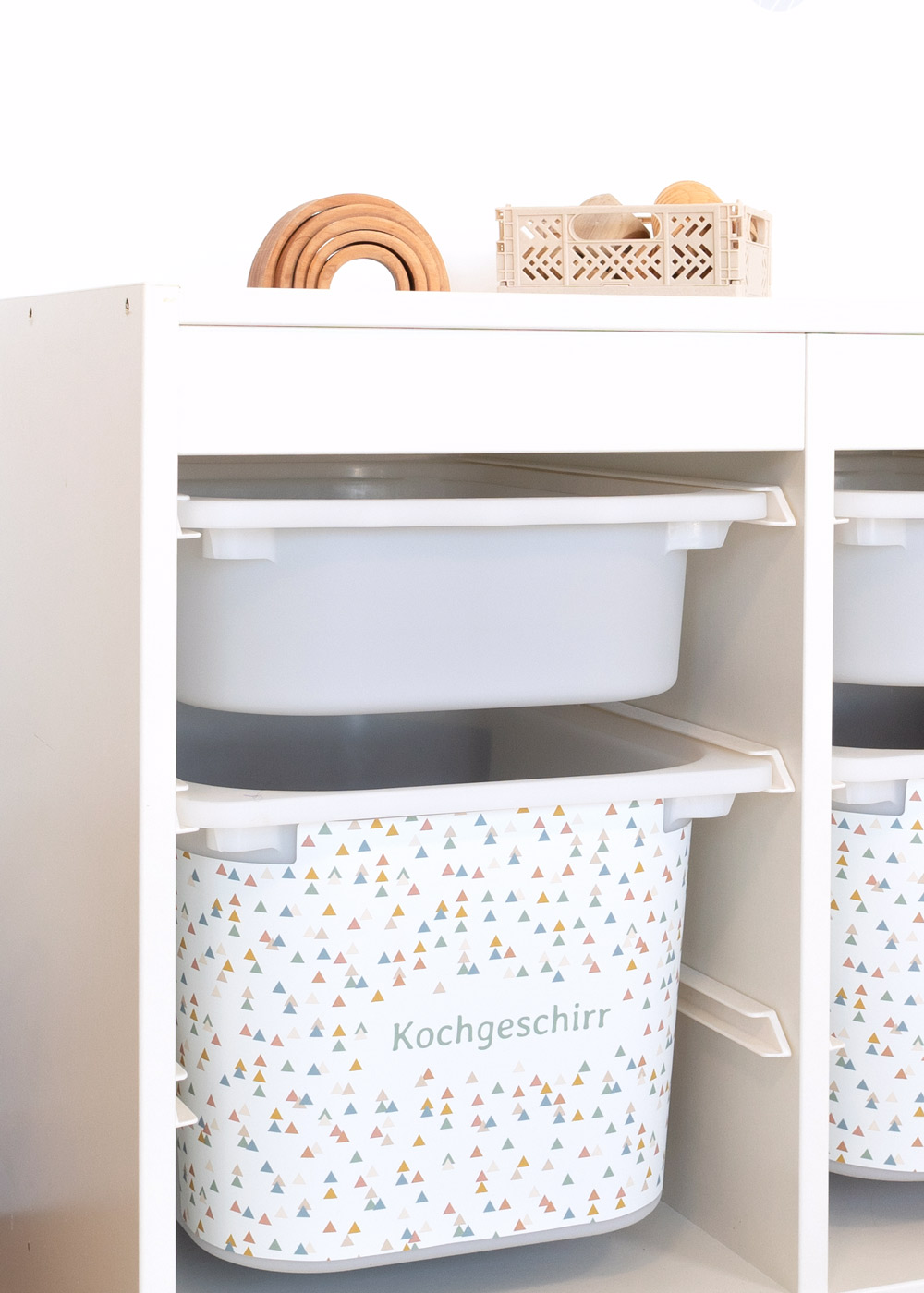 stickerset ikea trofast box mittel trianglig 0