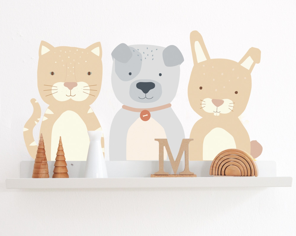 Wandregal Bilderleiste im Babyzimmer Wandregal Bilderleiste im Babyzimmer