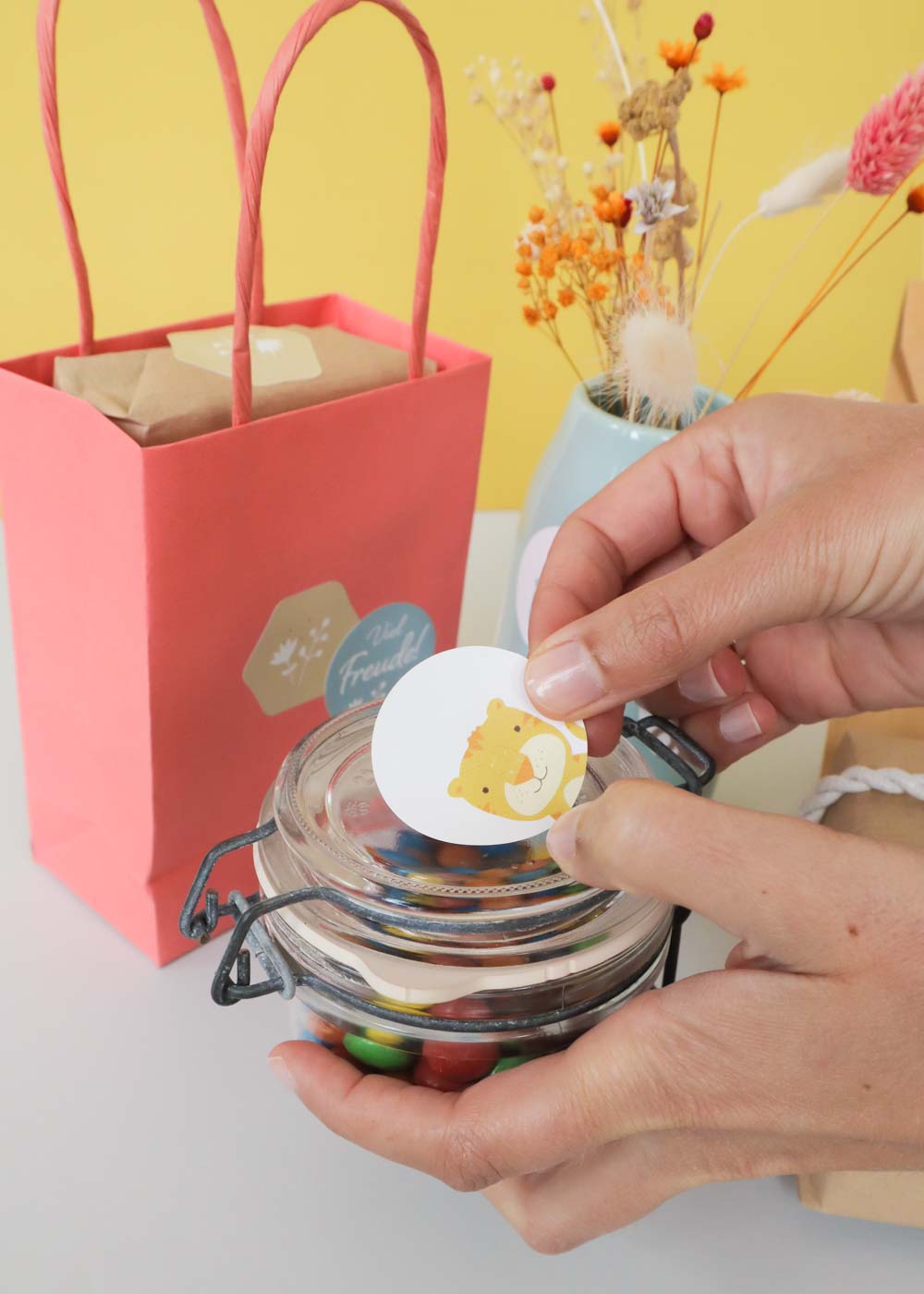 Stickerset Ikea Etiketta Bonbonglas