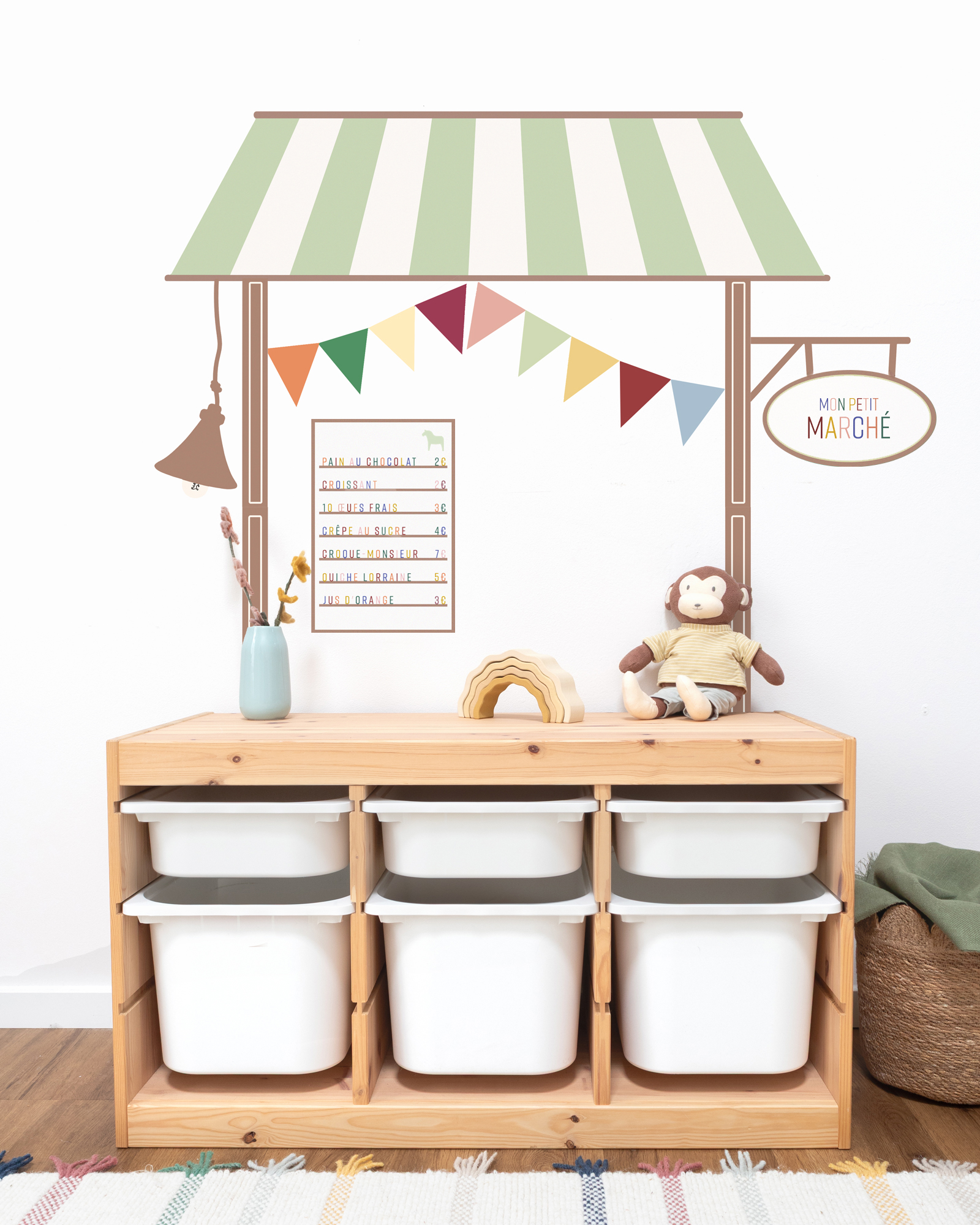 Klebefolie für DIY Kaufladen