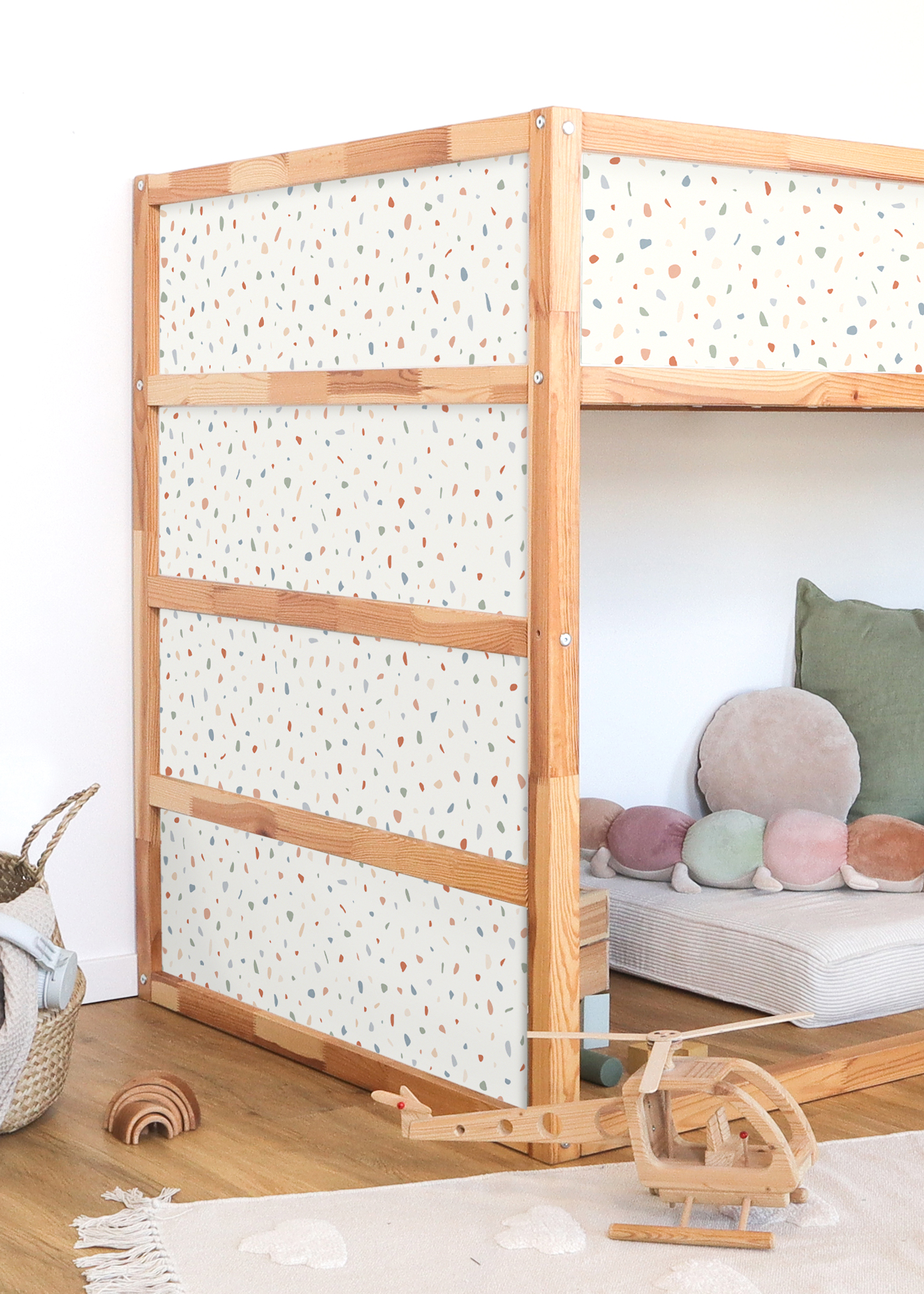 Klebefolie für IKEA KURA Bett - 5er Set