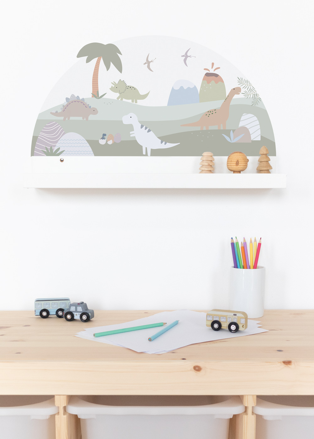 klebefolie ikea mosslanda bilderleiste dino 1