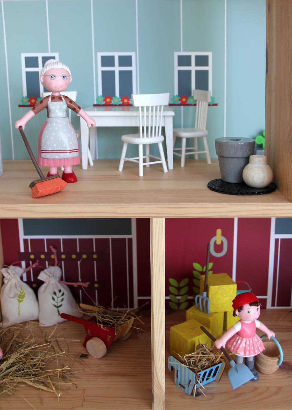 Ikea Flisat Puppenhaus Tapete Ponny Hus Teilansicht
