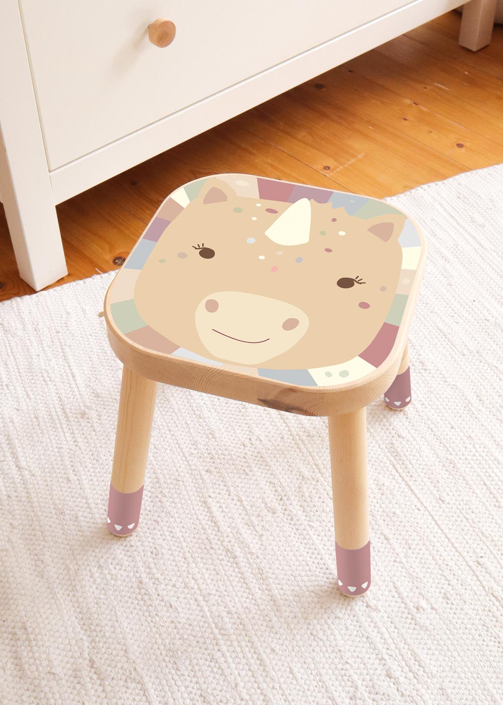 klebefolie ikea flisat kinderhocker tierig einhorn 0 klebefolie ikea flisat kinderhocker tierig einhorn 0