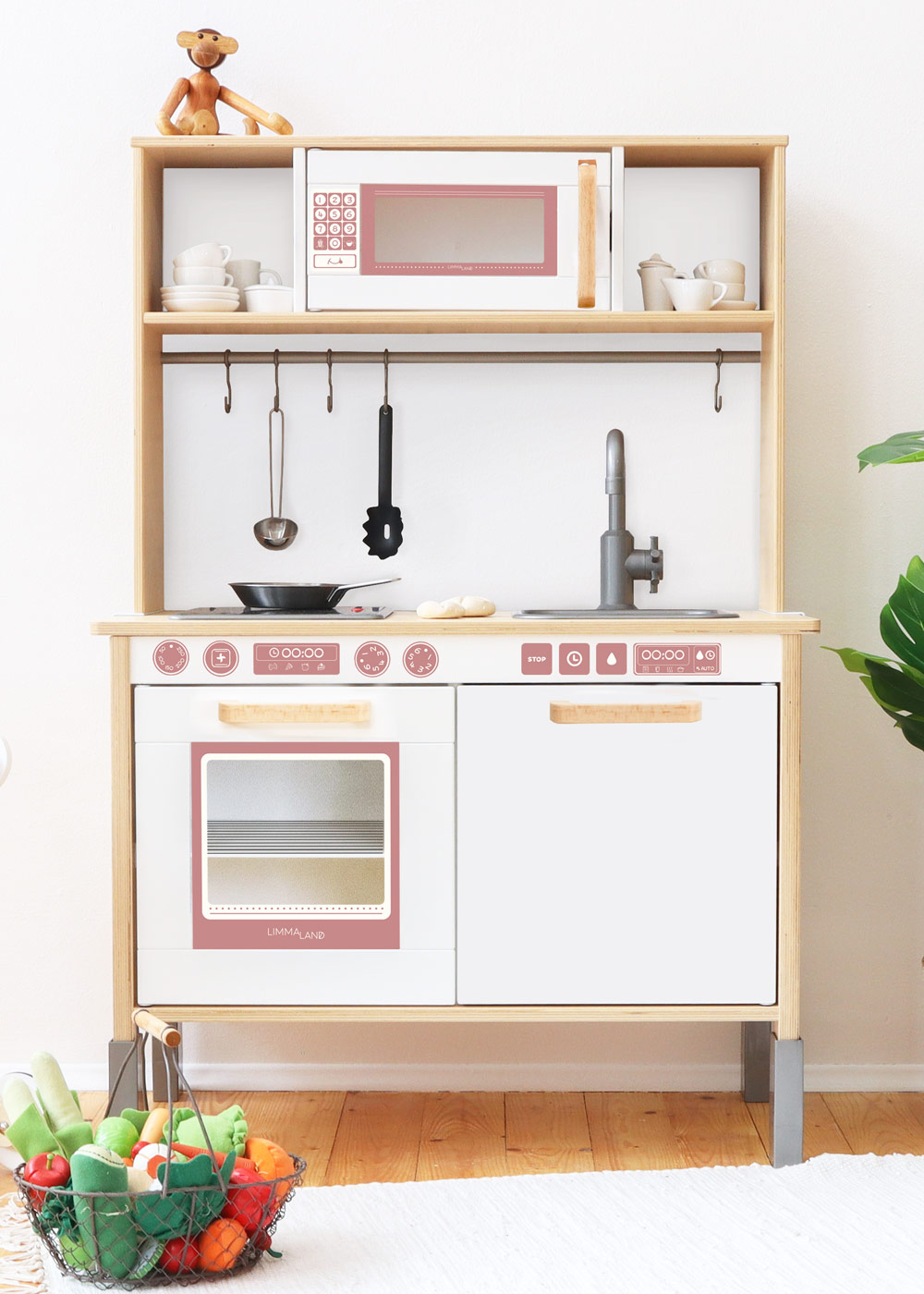 klebefolie ikea duktig kinderkueche koekset rosenholz 0