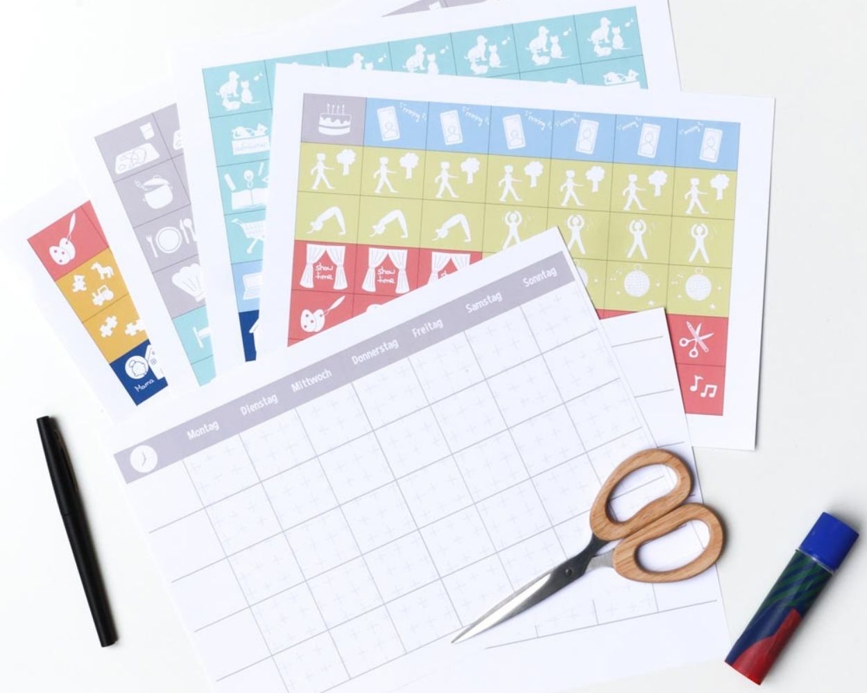 Rütmus Wochenplan Kinder Set Rütmus Wochenplan Kinder Set