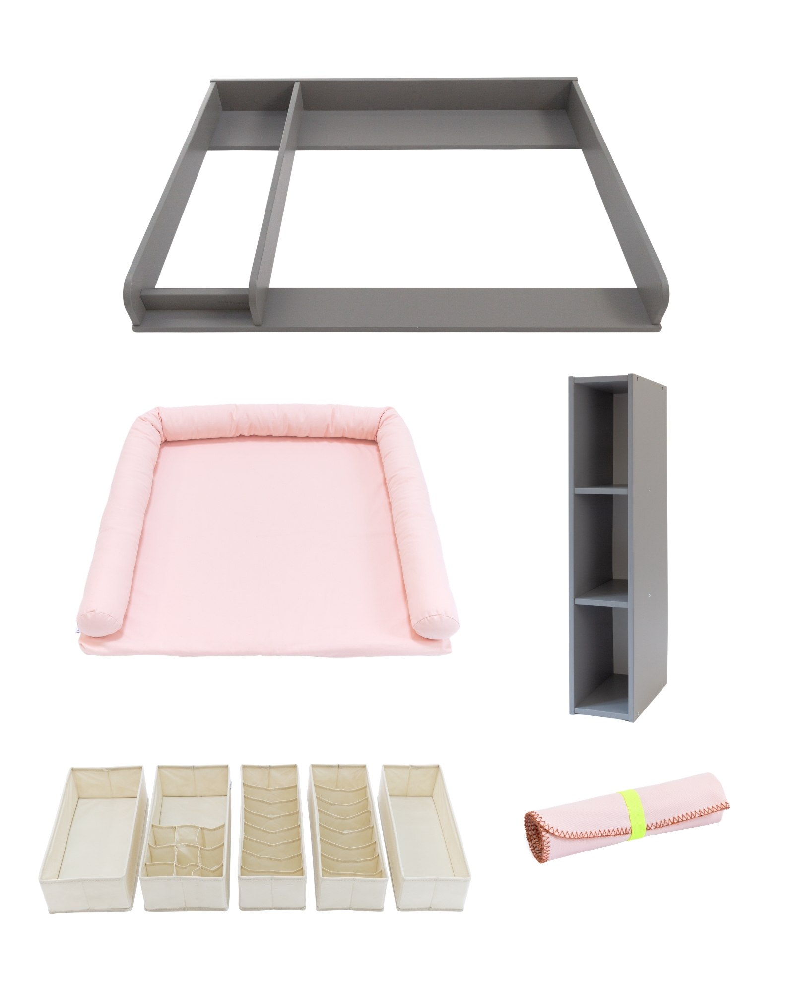 wickelkommode ikea hemnes 108 set grau premium blush 21