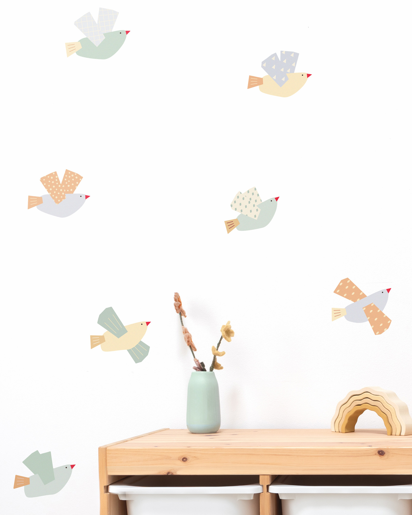 stickerset 15 teilig voegli salbei buttergelb 2