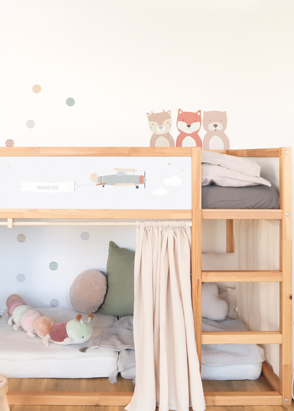 klebefolie ikea kura hochbett berge 5er set 3