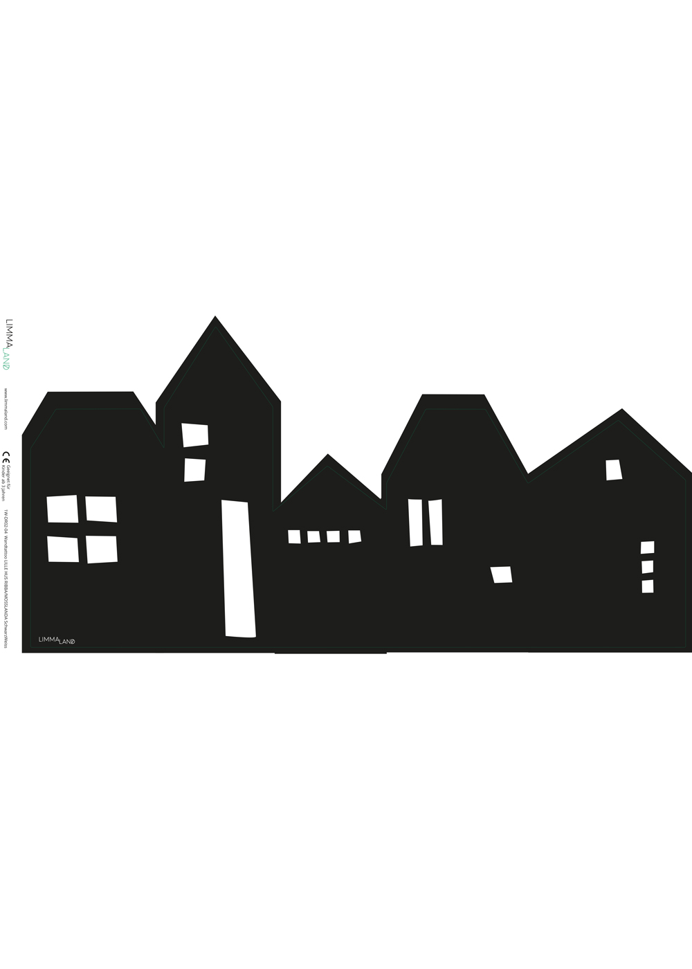 Ikea Mosslanda Bilderleiste Lille Hus schwarz  Ikea Mosslanda Bilderleiste Lille Hus schwarz Druckvorlage