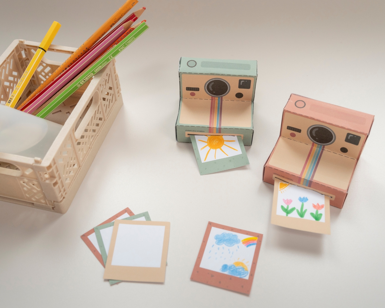 Polaroidkamera für Kinder basteln Polaroidkamera für Kinder basteln