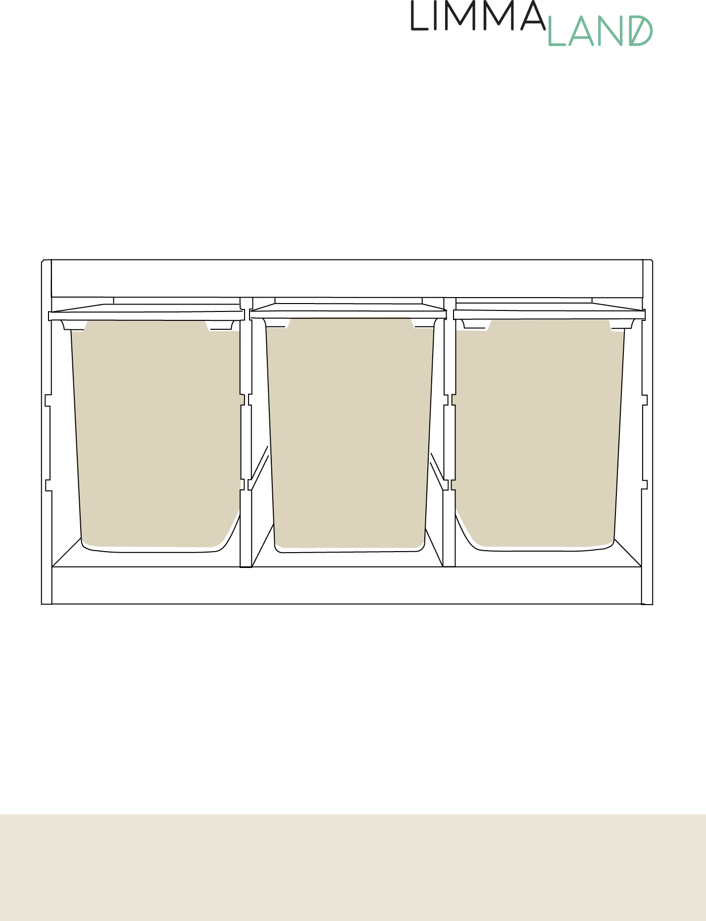 sticker ikea trofast box gross 3er