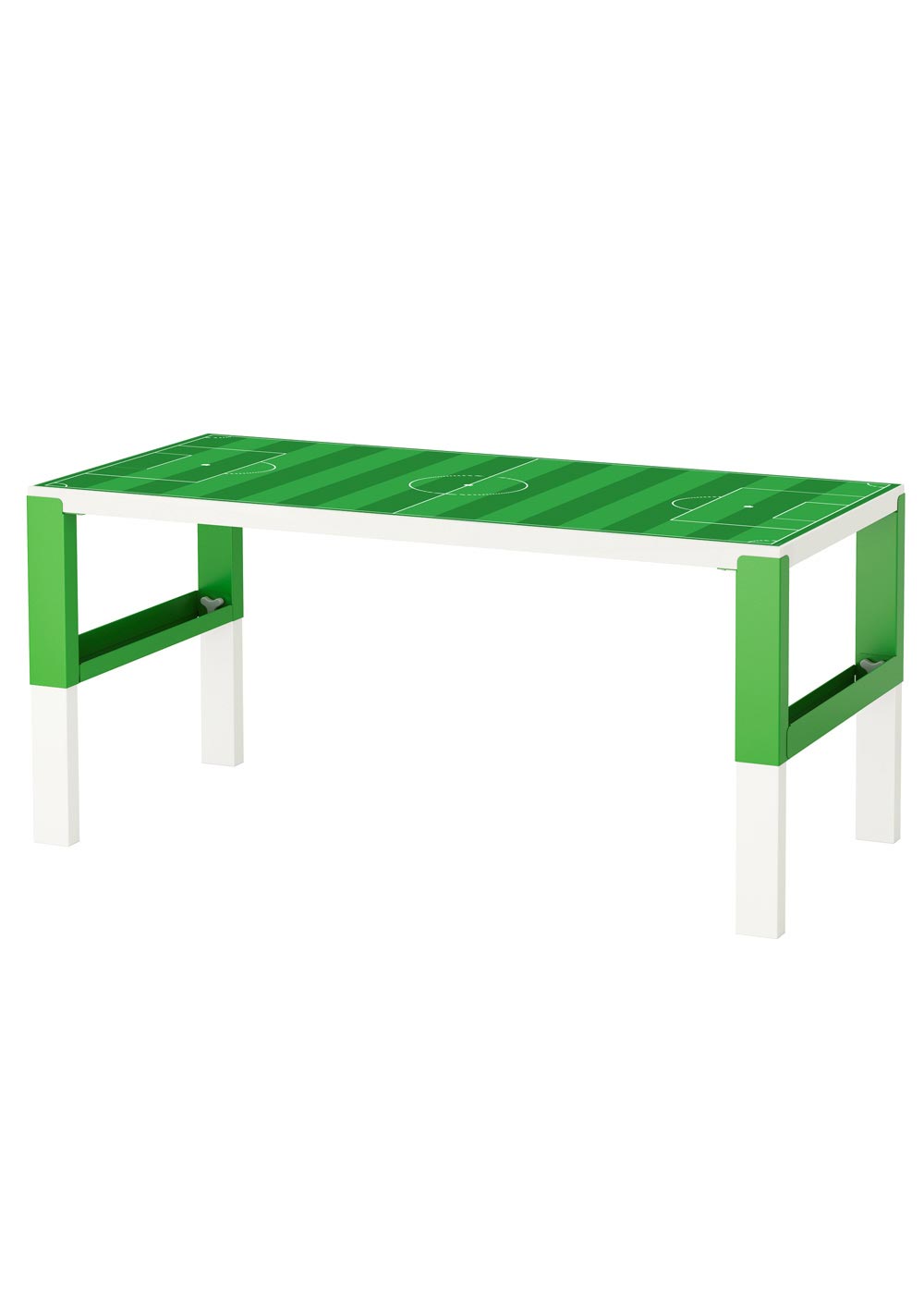 Ikea Pahl Kinderschreibtisch Fussballfeld grün 