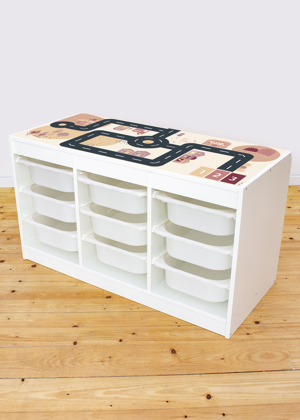 klebefolie ikea trofast regal smastraat rosa beige 1