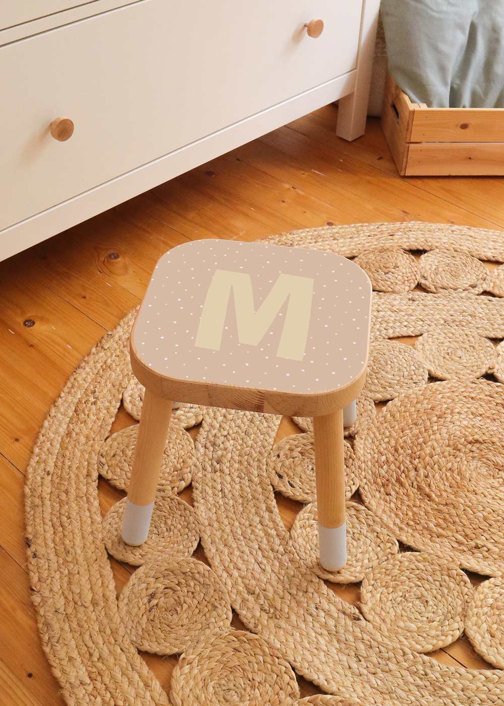 klebefolie ikea flisat kinderhocker alfabet toffee 1