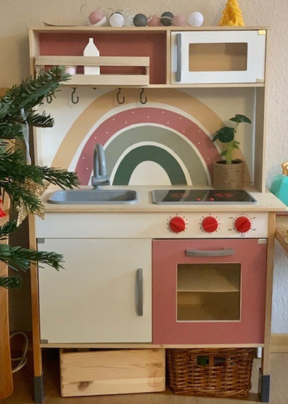 LIDL Kinderküche mit Regenbogen Klebefolie LIDL Kinderküche mit Regenbogen Klebefolie