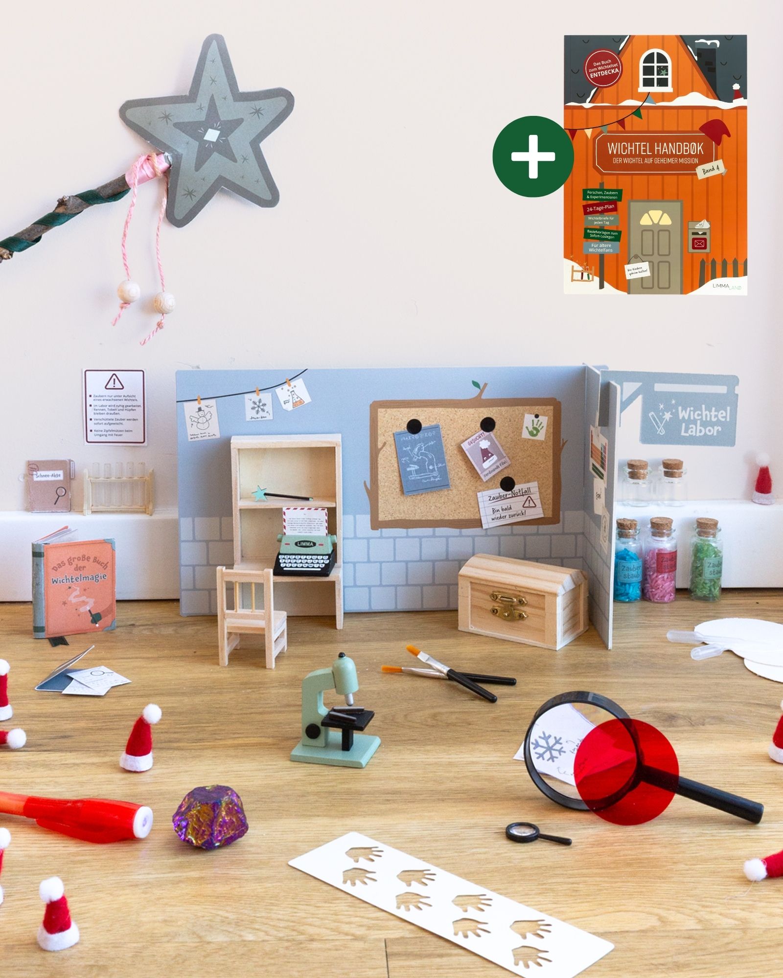 DIY-Kinderwerkbank, Mini-Druckpresse, Spielzeuglabor, Koffer-Set, Werkbank-Set