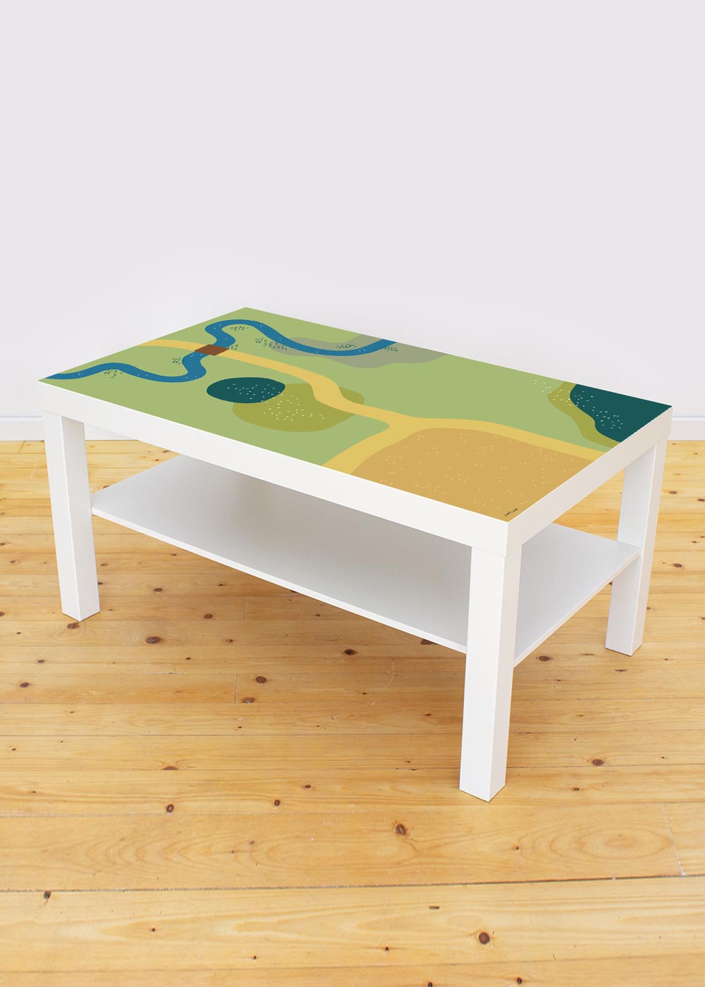 Ikea Lack Couchtisch Spielwiese 55x90 Gesamtansicht