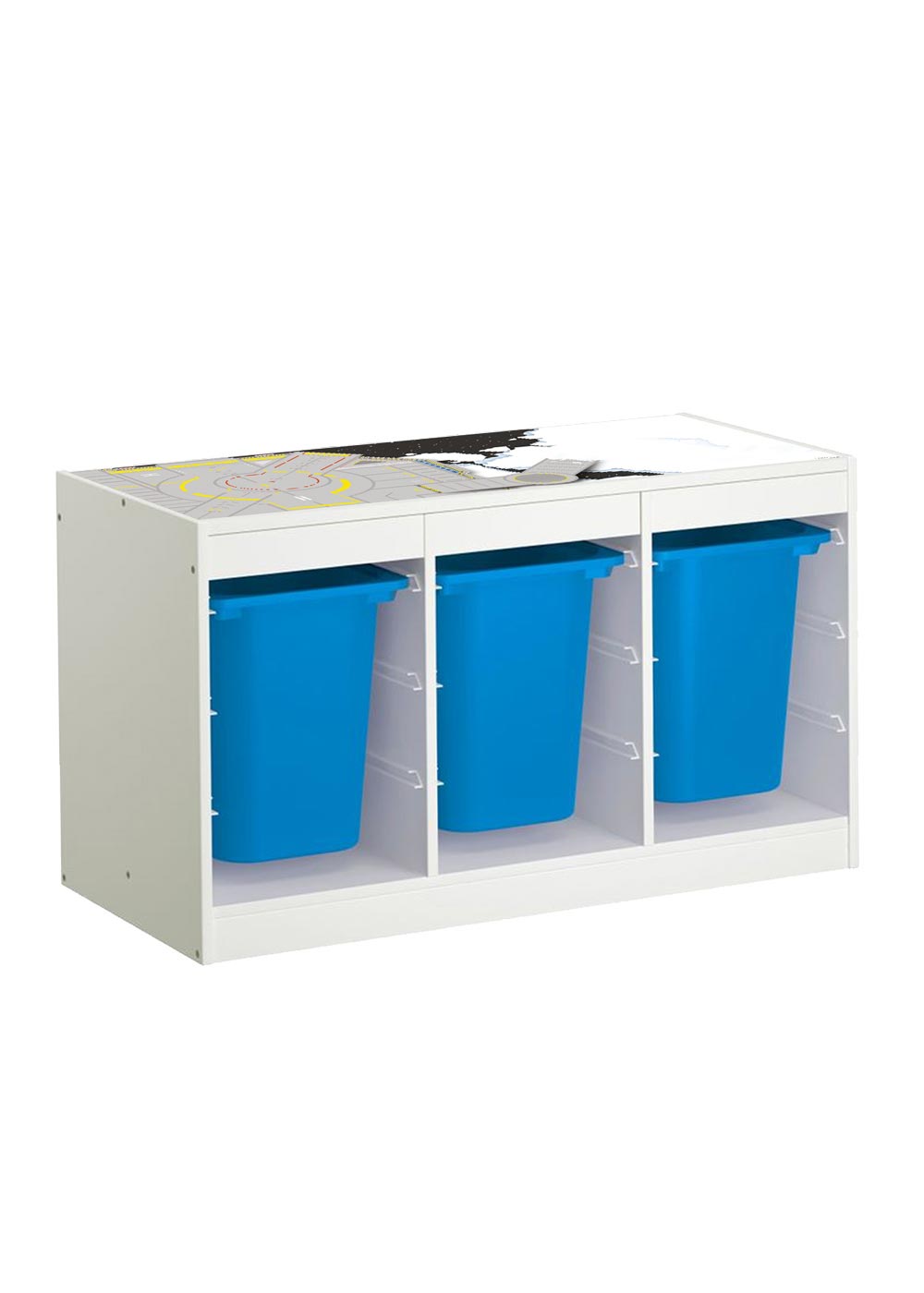 Ikea Trofast Regal Weltraum Gesamtansicht