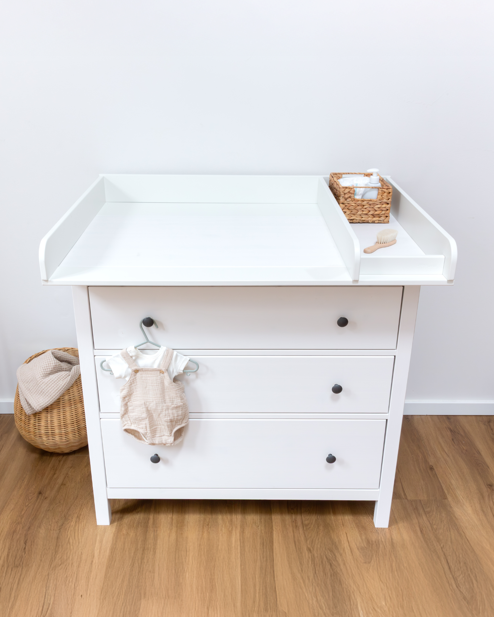Wickelaufsatz für IKEA HEMNES – Komfort-Set Beige