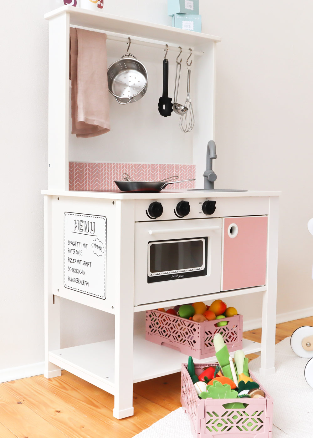 Klebefolie für IKEA SPISIG Spielküche Rosa