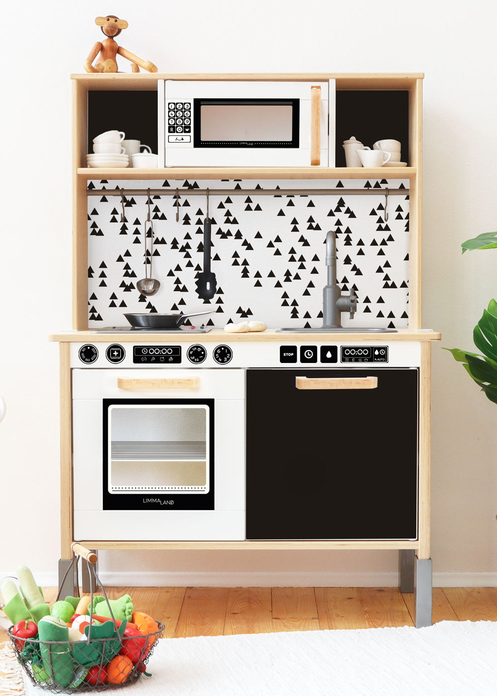 Ikea Duktig Kinderküche Kökset Zubehör schwarz