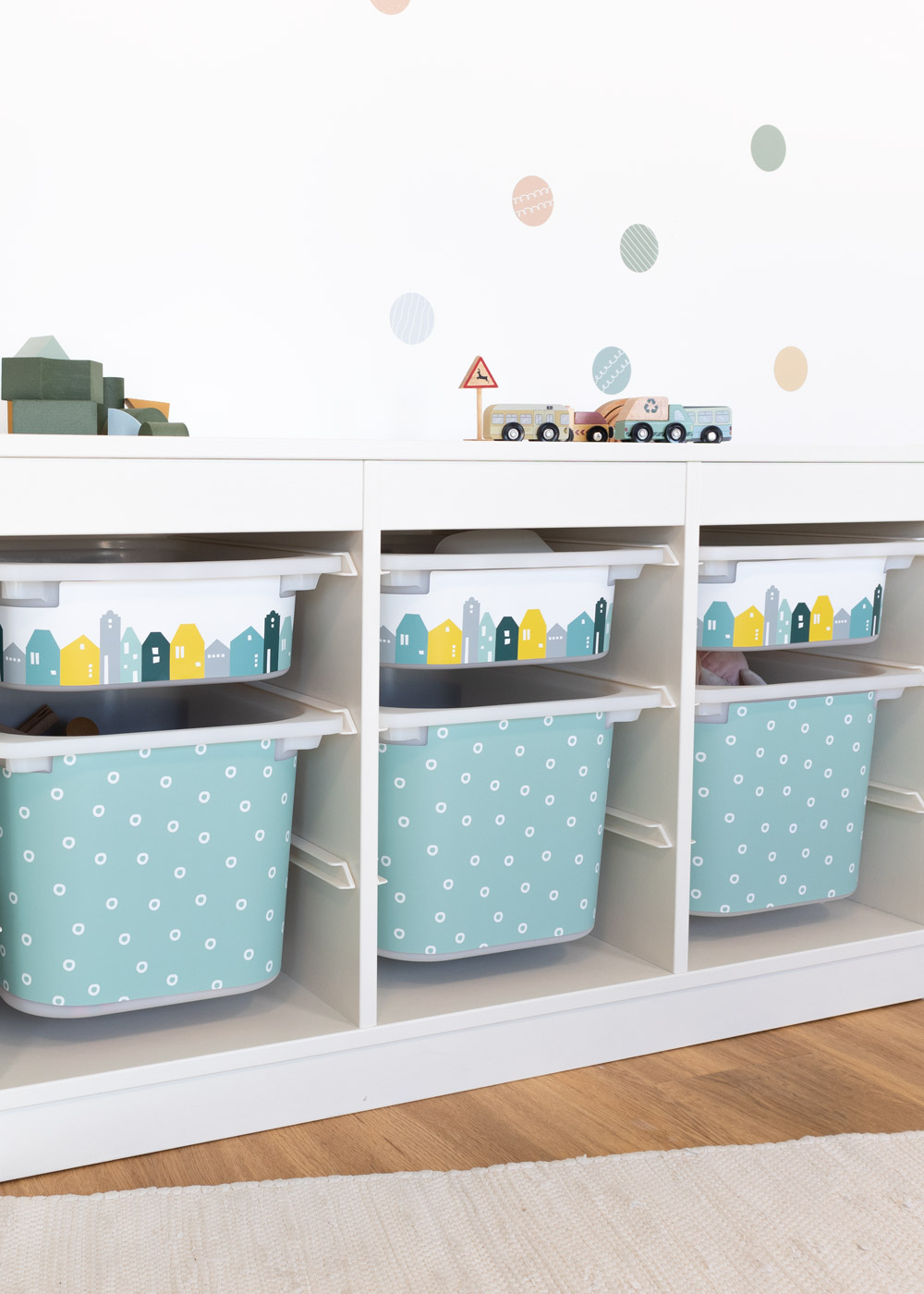 stickerset ikea trofast box klein smastraat 3er set 2