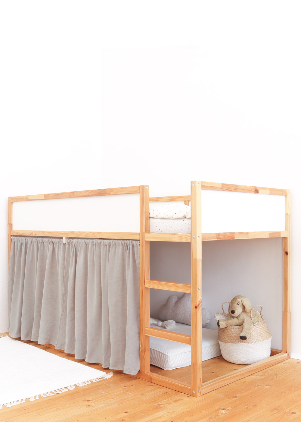 gardine ikea kura bett lille hule lehm zwei 2 gardine ikea kura bett lille hule lehm zwei 2