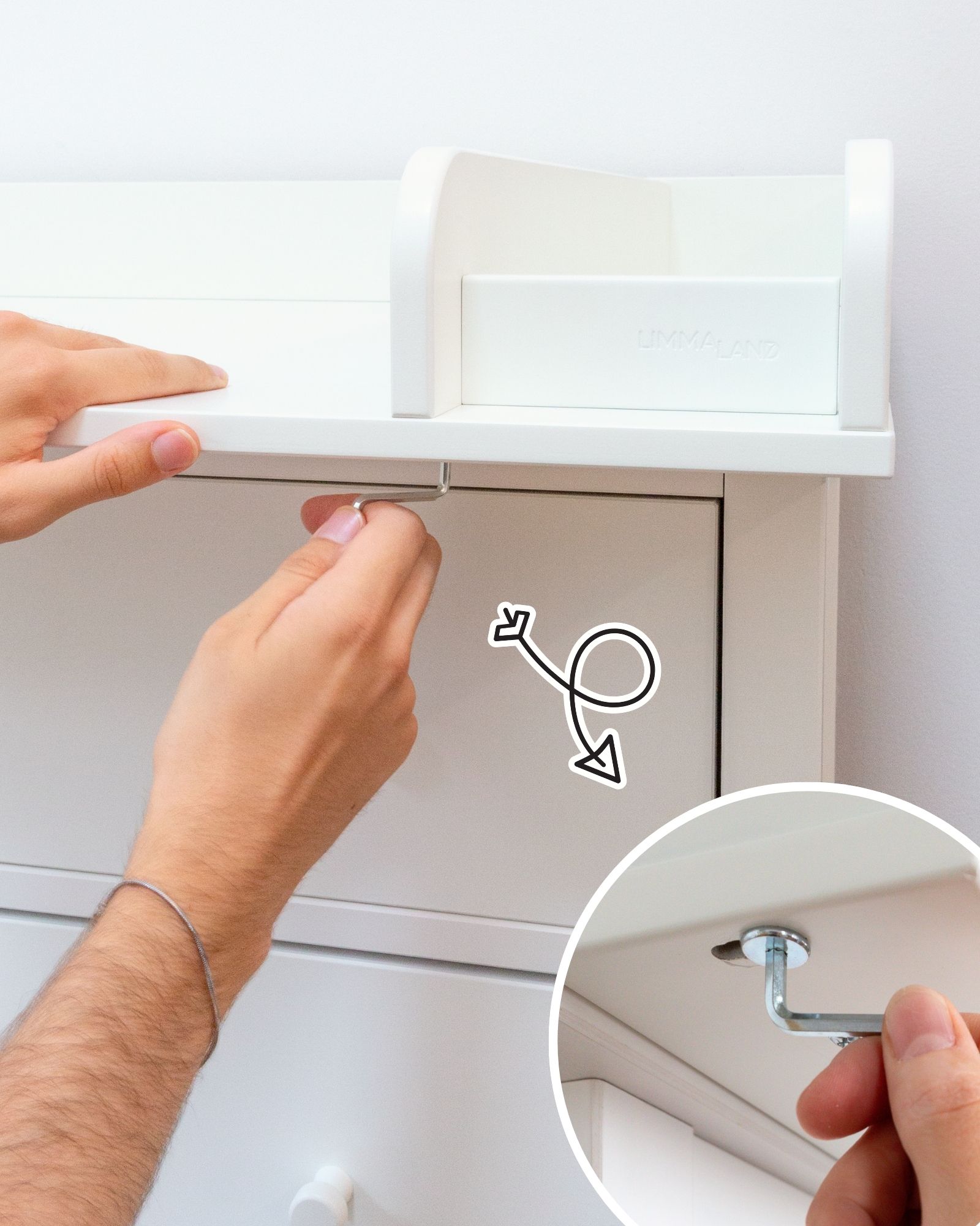 Schrank, Griffen, Schubladeneinheit, weißes Möbelstück, Montagewerkzeug