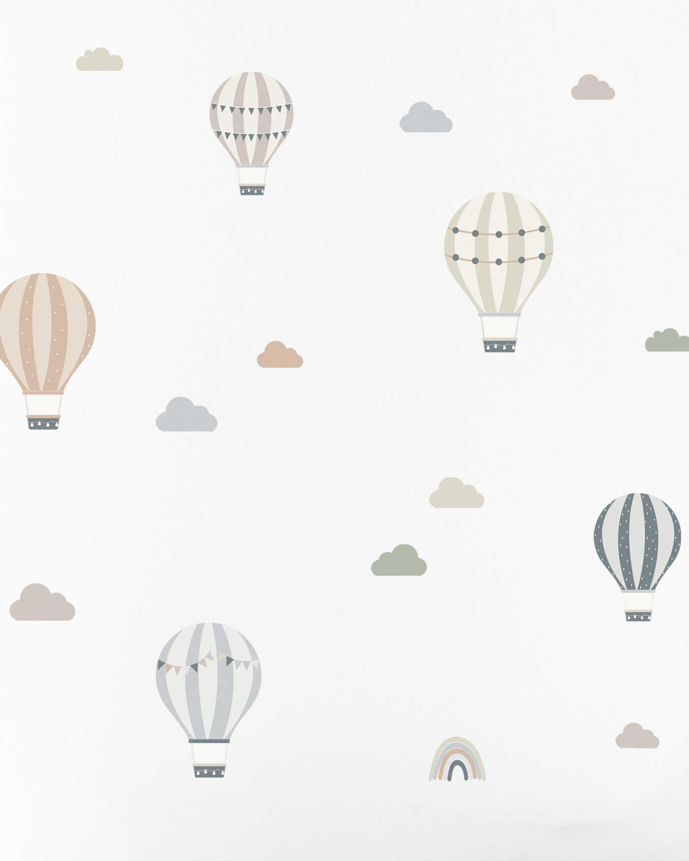 stickerset ballong beige blau 3