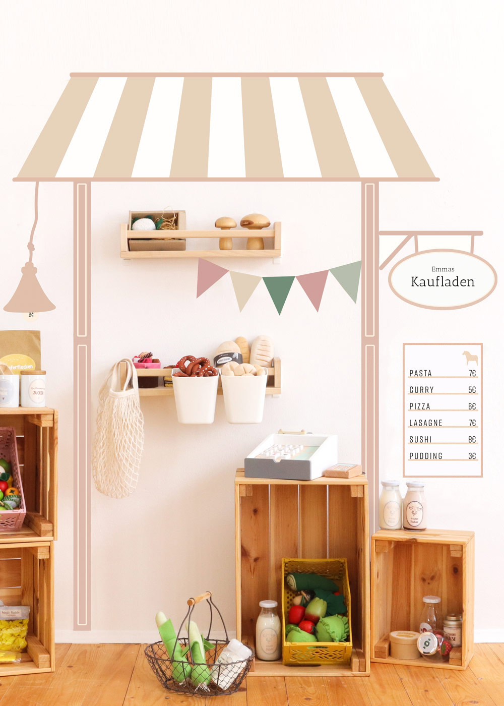 DIY Klebefolie Kinderkaufladen