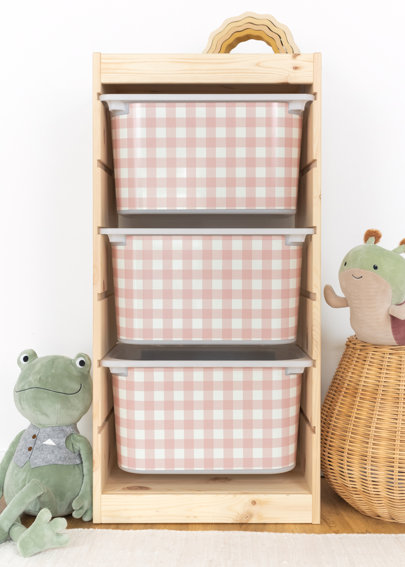 stickerset ikea trofast box mittel laengsseite vichy karo rosa 3er set 0 stickerset ikea trofast box mittel laengsseite vichy karo rosa 3er set