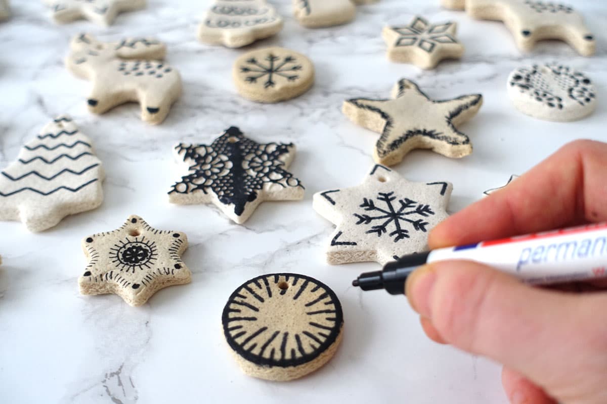 Salzteig Deko bemalen Salzteig Deko bemalen