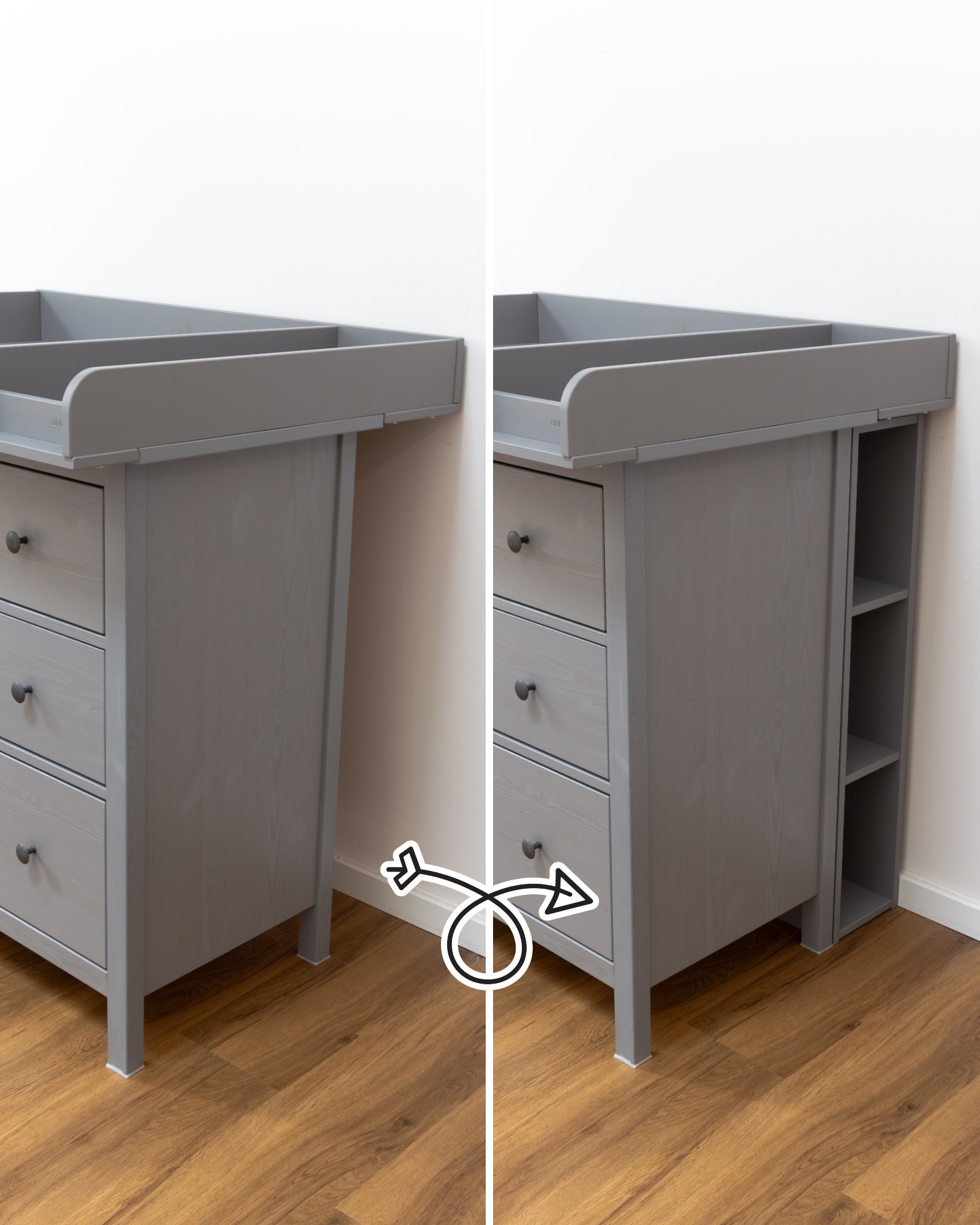 wickelaufsatz wickelregal ikea hemnes 108 grau 7